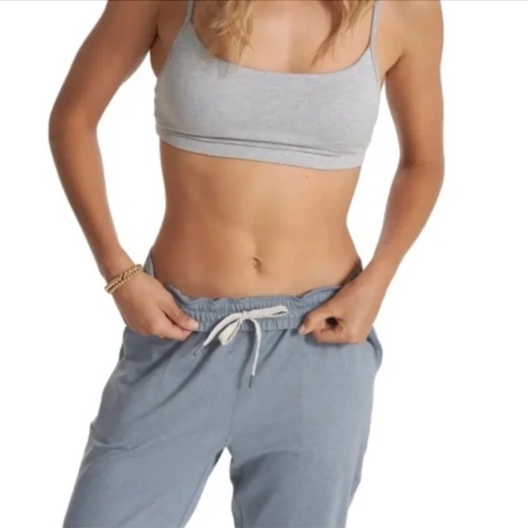 Vuori Women's Boyfriend Jogger Sweatpants Flint Heather Size Medium Blue Gray - Picture 6 of 7